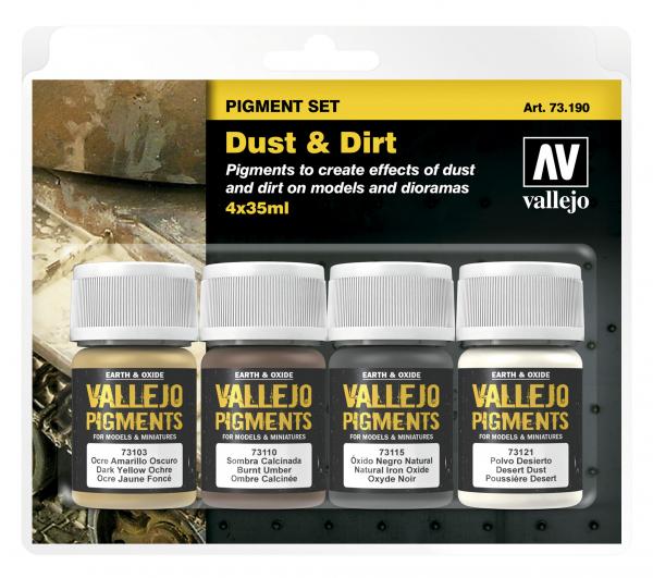 Vallejo Pigment Set "Dust & Dirt"