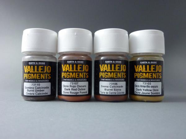Vallejo Pigment Dark Yellow Ocre 30ml